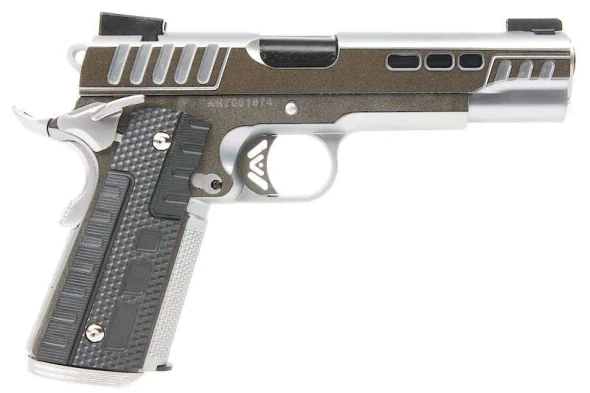 Ascend Airsoft KP1911 Custom Gas Blowback Airsoft Pistol in Silver (AS-KP1102)