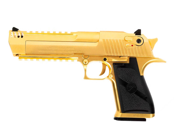 Cybergun Magnum Desert Eagle L6 50AE Gas Blowback Airsoft Pistol in Gold (Full Metal)