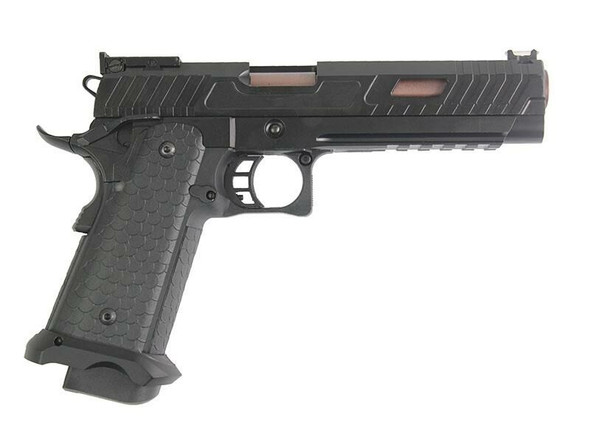 Double Bell JW3 Baba Yaga Gas Blowback Airsoft Pistol with Deluxe Collector Box in Black (789+)