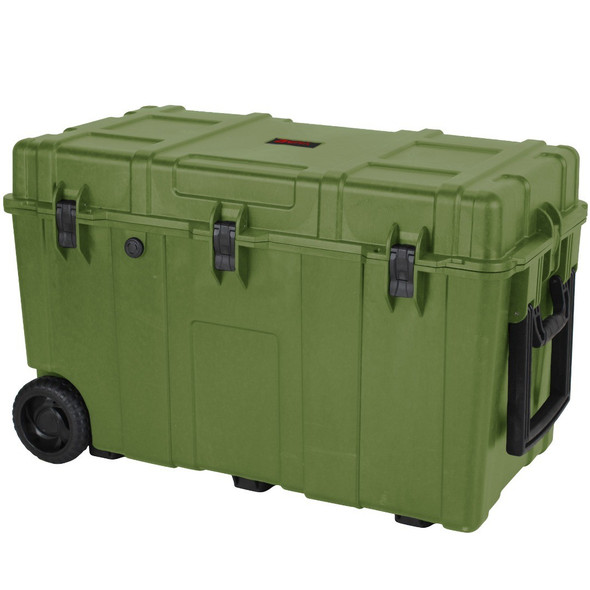 Nuprol Tactical Waterproof Kit Box with Wheels in Green