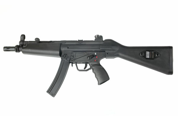 SRC SR5-A2 Swat Series SMG Co2 Powered Blowback Airsoft Rifle with Fixed Stock in Black (COB-402 TM)