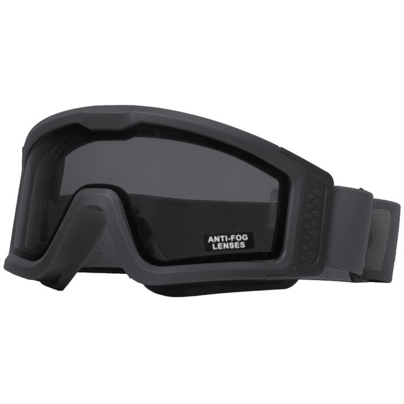Nuprol Battle Visor THERMAL EN166 Airsoft Protective Eyewear in Black/Smoked
