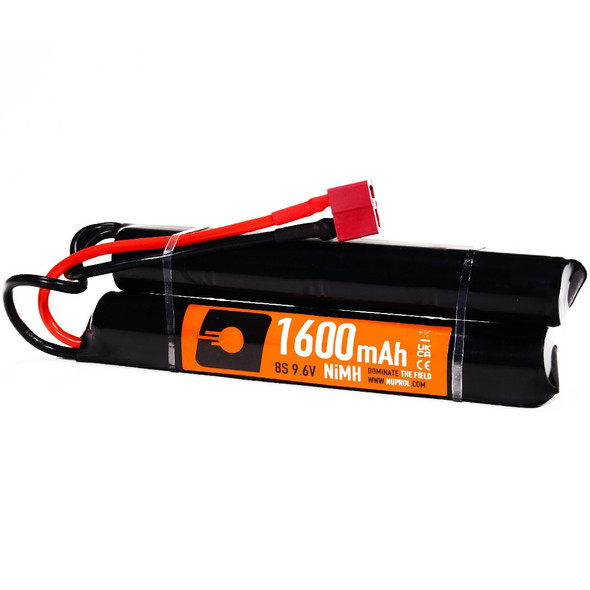 Nuprol 1600mAh 9.6V NiMH Airsoft Battery with Deans Connector