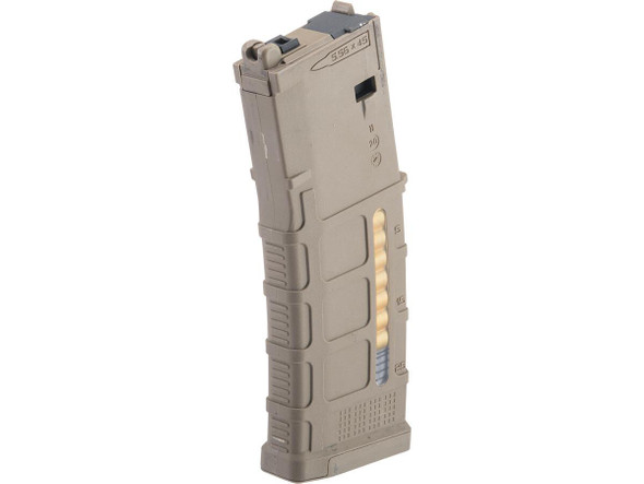 EMG Helios Noveske  M4 MWS DMAG V2 Gas Magazine by Double Eagle (35 Rounds - Tan)