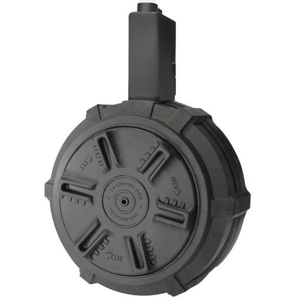 G&G Armament ARP9 Airsoft AEG Rifle Drum Magazine 1500 Rounds in Black