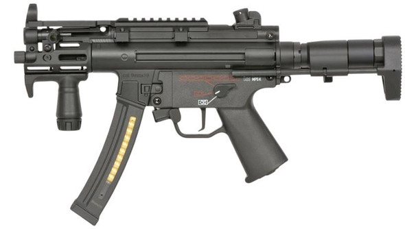 H&K MP5 RIS Full Metal AEG Airsoft Rifle with Eshooter ETU GEN-2 in Black (CM041L)