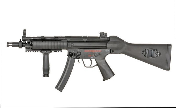 H&K MP5A4 RIS Full Metal AEG Airsoft Rifle with Eshooter ETU GEN-2 in Black (CM041B)