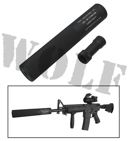 King Arms OPS Model 3rd Silencer MBS (320) for M4 Series