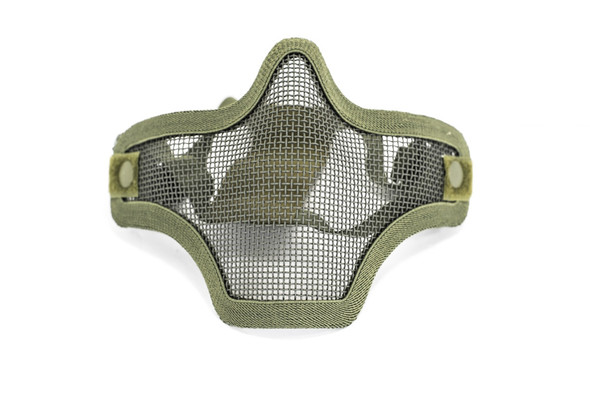 Nuprol Airsoft Mesh Lower Face Shield V1 in Army Green