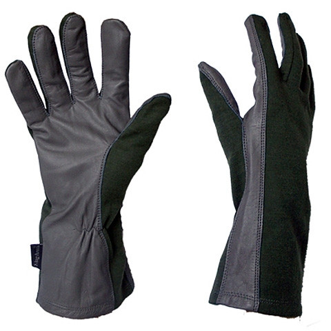 King Arms - Military GI Nomex Gloves in Olive Drab & Grey (Large)