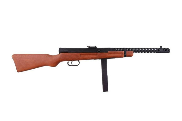 Snow Wolf Beretta M1938 Airsoft AEG Sub-Machine Gun in Real Wood