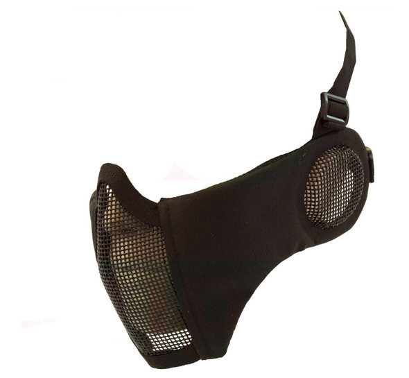 Nuprol Airsoft Mesh Lower Face Shield V3 in Tactical Black