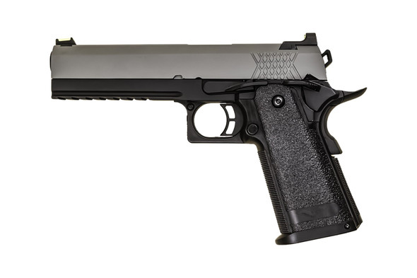 Raven Hi Capa 5.1 Gas Blowback Airsoft Pistol in Grey & Black