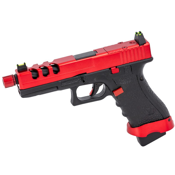 Vorsk EU7 GBB Airsoft Pistol With Vented Slide in Red