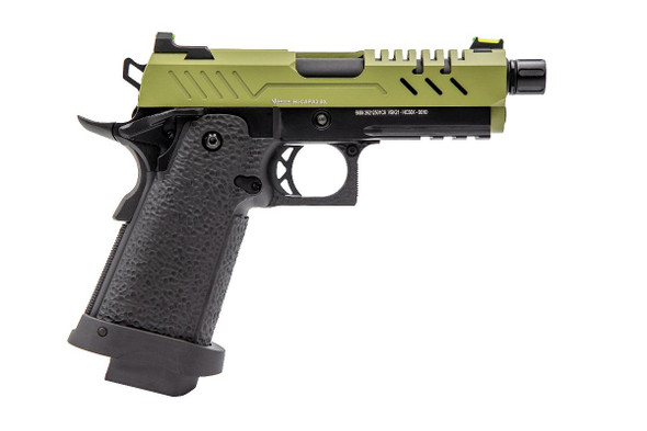 Vorsk Hi-Capa 3.8 Pro Gas Blowback Airsoft Pistol in Green