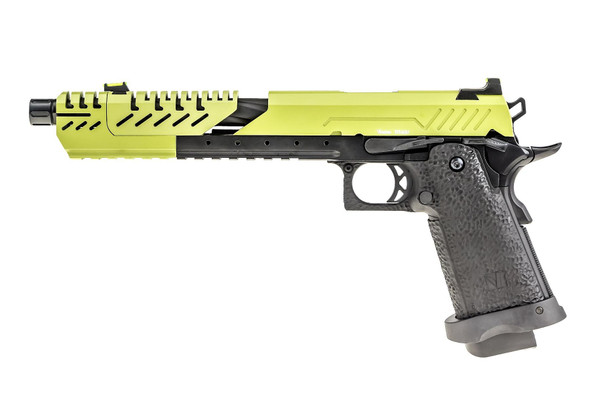 Vorsk Hi Capa TITAN 7" Gas Blowback Airsoft Pistol in Green