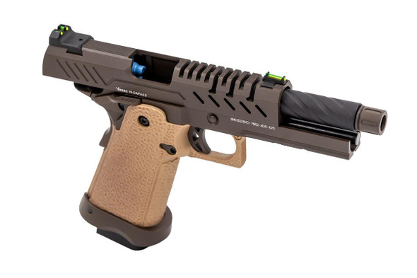 VORSK HI CAPA 4.3 GBB Pistol in Tan & Bronze