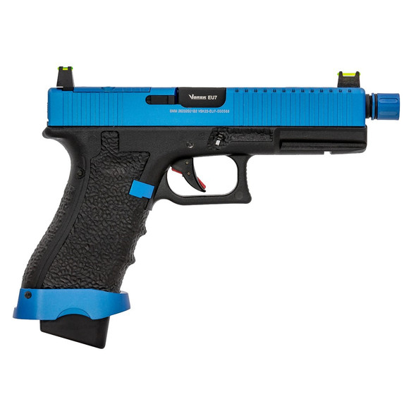 Vorsk EU7 Tactical GBB Airsoft Pistol in Blue