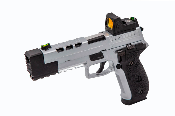 Vorsk VP26X GBB Airsoft Pistol with BDS Red Dot Sight - Silver
