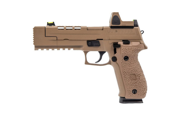 Vorsk VP26X GBB Airsoft Pistol with BDS Red Dot Sight - Tan