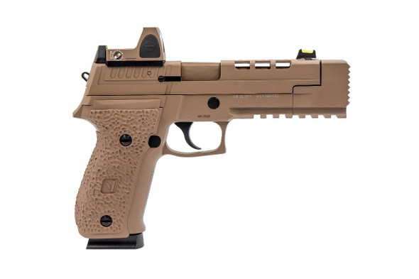 Vorsk VP26X GBB Airsoft Pistol with BDS Red Dot Sight - Tan