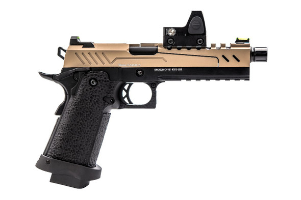 Vorsk Hi-Capa 5.1 Gas Blowback Airsoft Pistol in Tan With BDS Sight