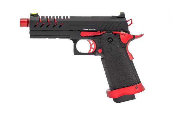 VORSK HI-Capa 4.3 Red Match GBB Airsoft Pistol (Black-Red)