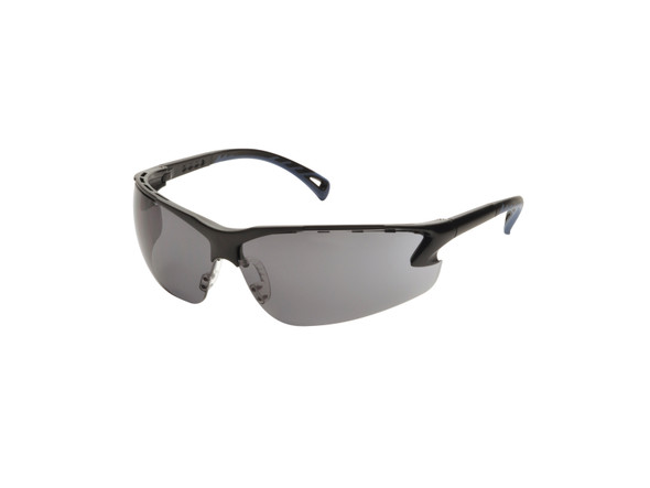 ASG Black Lens Adjustable Protective Airsoft Glasses in Black