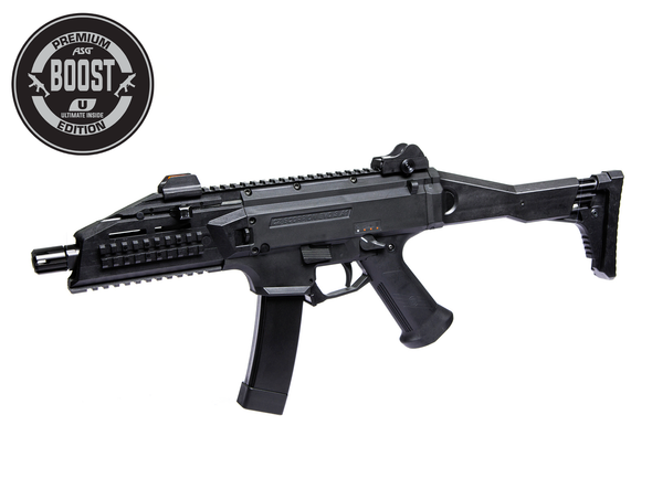 ASG EVO 3 A1 CZ Scorpion Ultimate Boost M95 Airsoft Rifle in Black