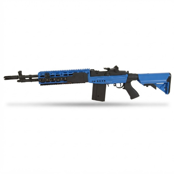 Cyma CM032 EBR M14 Tactical AEG Airsoft Rifle in Blue