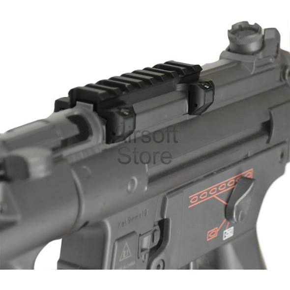 CYMA C45 MP5 Sight Support Airsoft Rifle Mount Base 20mm Rail in Black