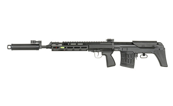 CYMA CM057C SVU Dragunov M-Lok AEG Airsoft Sniper Rifle in Black