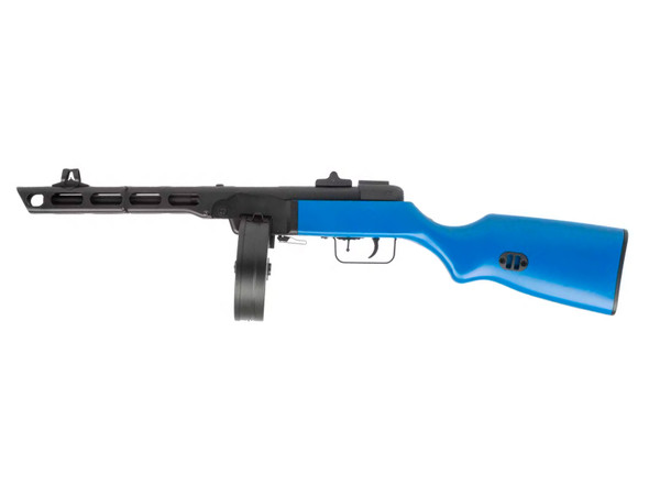 Snow Wolf PPSH AEG Airsoft Rifle with Dual Magazine in Blue