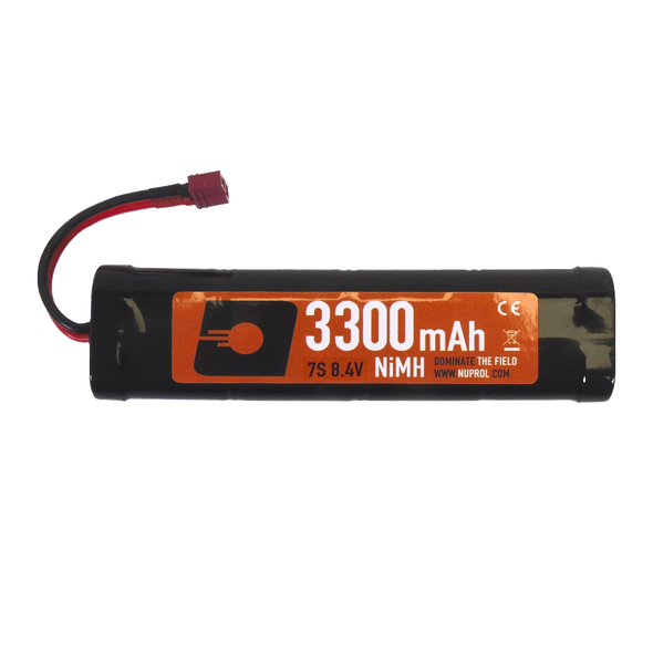 Nuprol 3300mAh NiMH 8.4V Large Brick Airsoft Battery with Deans Connector