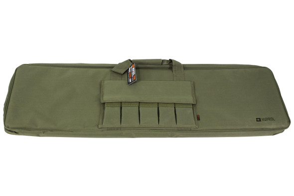 Nuprol PMC Essentials 46" Soft Rifle Bag with External Pockets in Army Green