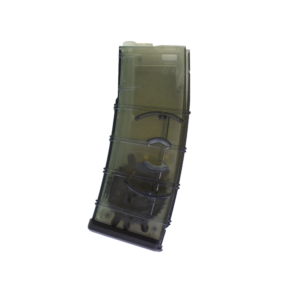 Nuprol Q-Mag Flash Airsoft Rifle Magazine 320 Rounds in Smoked Green
