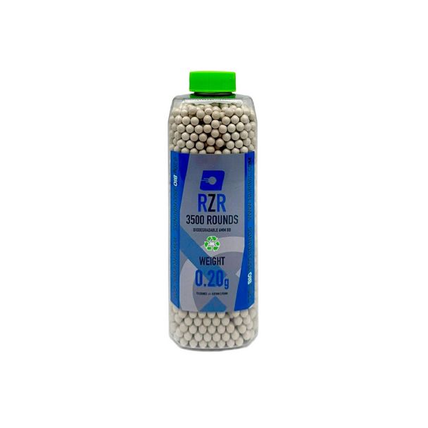 Nuprol RZR Bio 3500 x 0.20g Airsoft BB Pellets in White