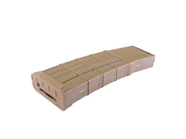 Nuprol L Mag Extended Hi-Cap 450 Round Airsoft Rifle Magazine in Desert Tan
