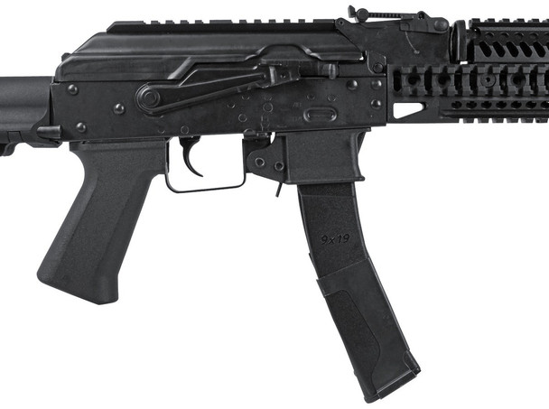 LCT Airsoft PP-19-01 Vityaz SMG 9MM AEG with Electric Blowback in Black