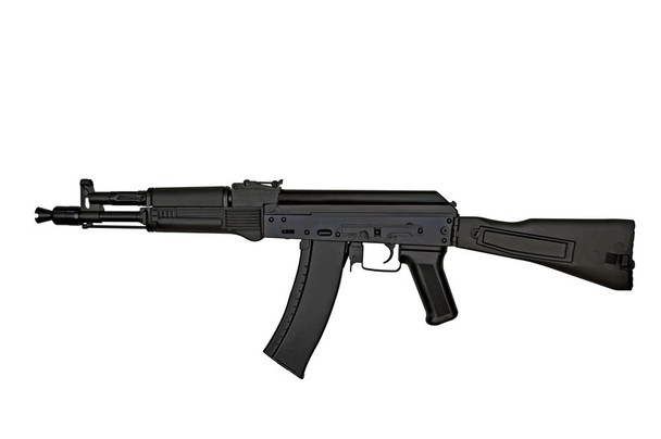 LCT Airsoft LCK-104 Replica AK101 AEG Rifle with Folding Stock in Black