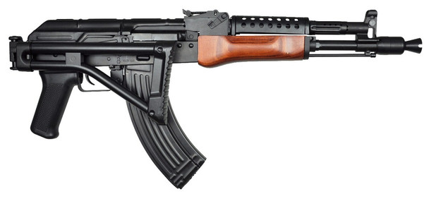 LCT Airsoft G-04 NV Replica AK AEG Rifle with Foldable Stock in Real Wood
