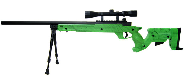 Well MB04 G22 AWM Airsoft Sniper Rifle in Green