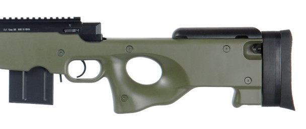 Well MB4401 L96 Replica Airsoft Sniper Rifle with Foldable Stock in Radioactive Army Green