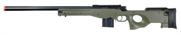 Well MB4401 L96 Replica Airsoft Sniper Rifle with Foldable Stock in Radioactive Army Green