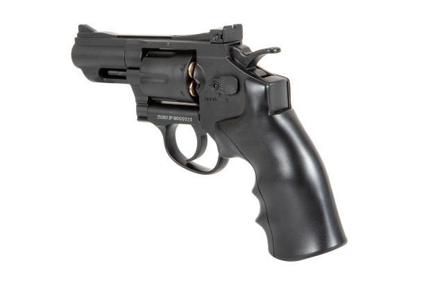 Well G296A Revolver 2.5" Co2 Metal Airsoft Revolver in Black