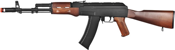 Well D47 AK47 replica AEG Full Auto Airsoft Rifle in Faux Wood Well D47 AK47 replica AEG Full Auto Airsoft Rifle in Faux Wood