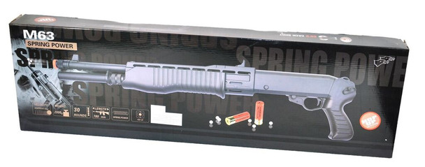 Double Eagle M63 Tri Shot Spas 12 Shotgun in Orange/Black in box