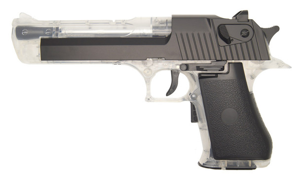 Blackviper D-Eagle Spring Powered Airsoft Pistol in Clear