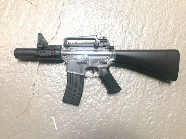 Blackviper B4812 M4 Fully Auto Airsoft Rifle in Clear
