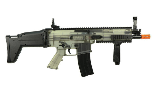 Blackviper SCAR Tactical Spring Airsoft Rifle in Clear